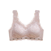 Ultra-thinbreathable Lace Seamless Wire Free Bra