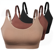 Breathable Wirefree Adjustable Padded Sport Bras